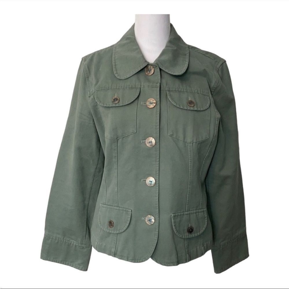 J.Jill 100% Cotton Spring Jacket S : M